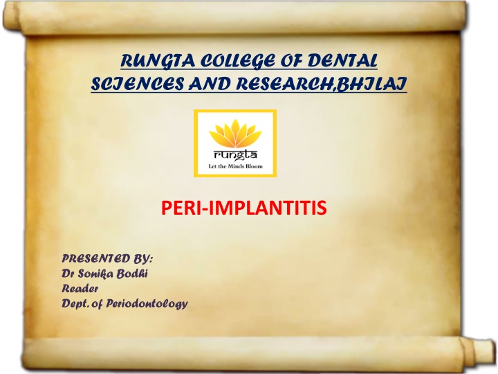 rungta college of dental sciences and research n.w