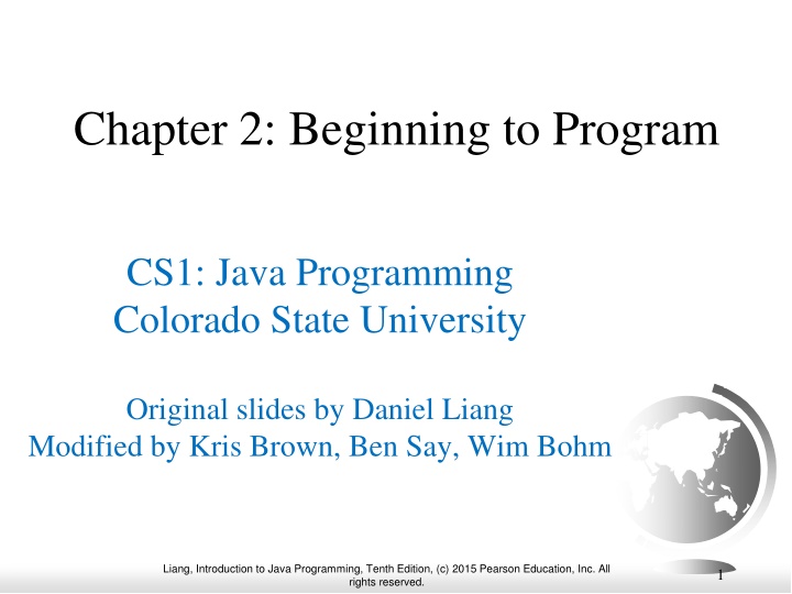 chapter 2 beginning to program n.w