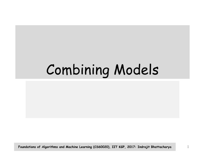 combining models n.w