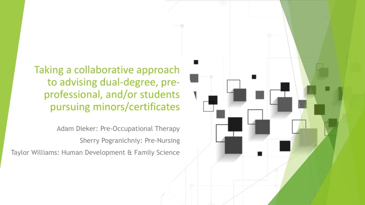 taking a collaborative approach to advising dual n.w