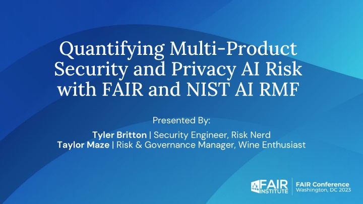 quantifying multi product security and privacy n.w