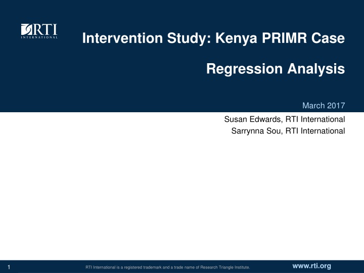 intervention study kenya primr case n.w