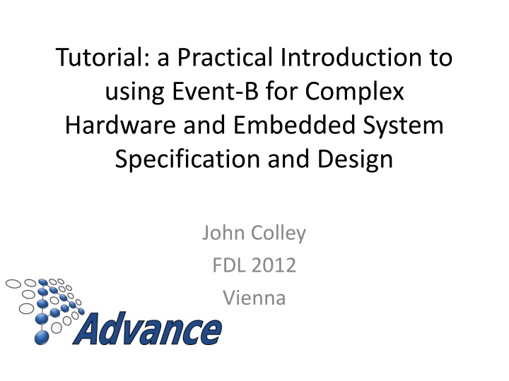 tutorial a practical introduction to using event n.w