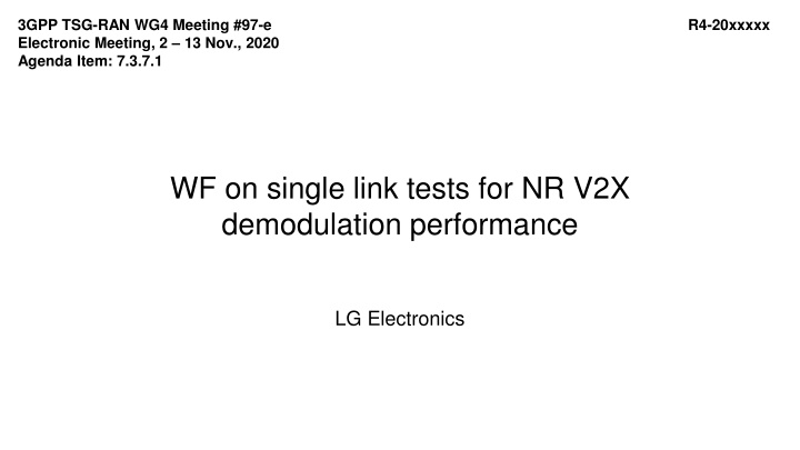 3gpp tsg ran wg4 meeting 97 e electronic meeting n.w