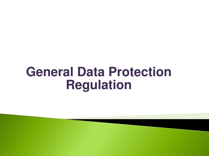 general data protection regulation n.w