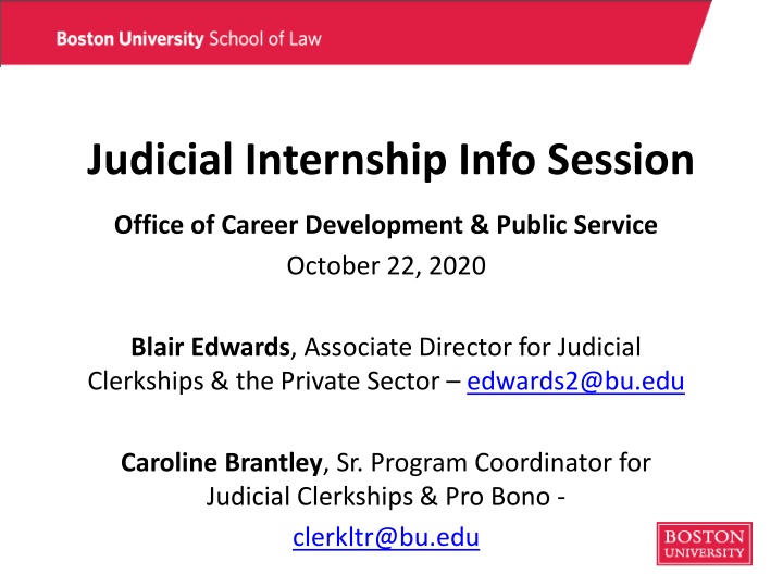 judicial internship info session n.w