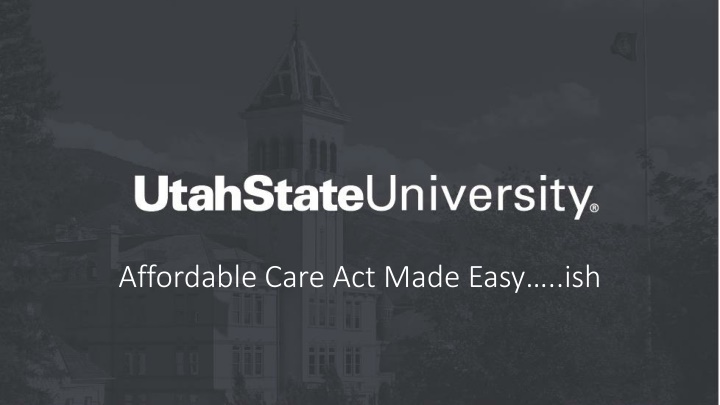 affordable care act made easy ish n.w