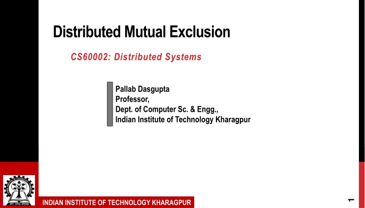 distributed mutual exclusion n.w