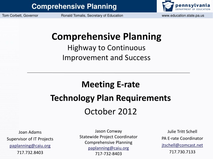 comprehensive planning n.w