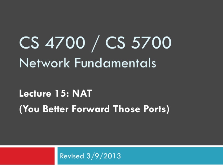 cs 4700 cs 5700 network fundamentals n.w