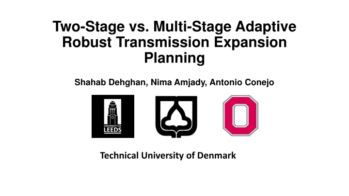two stage vs multi stage adaptive robust n.w