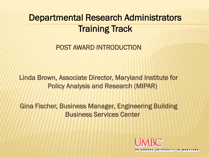 departmental research administrators departmental n.w