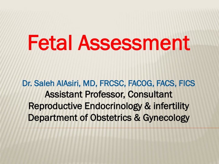 fetal assessment fetal assessment n.w