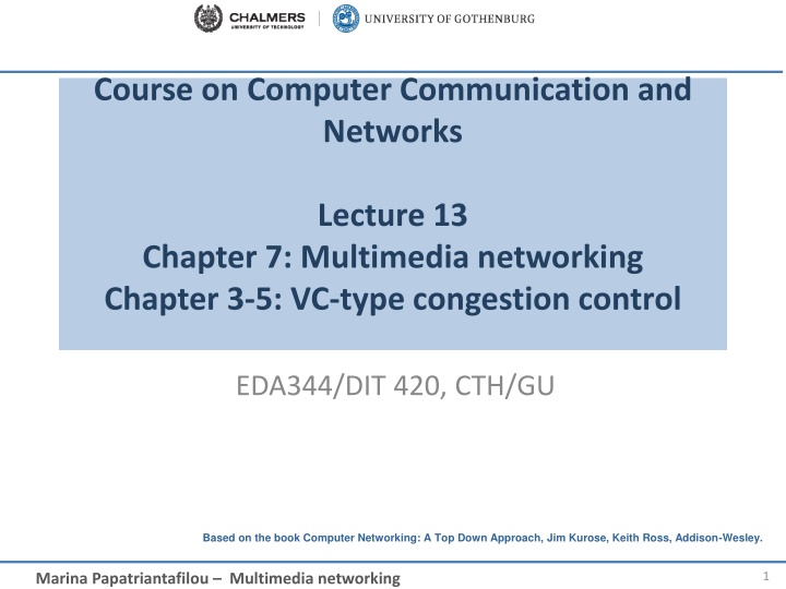 course on computer communication and networks n.w