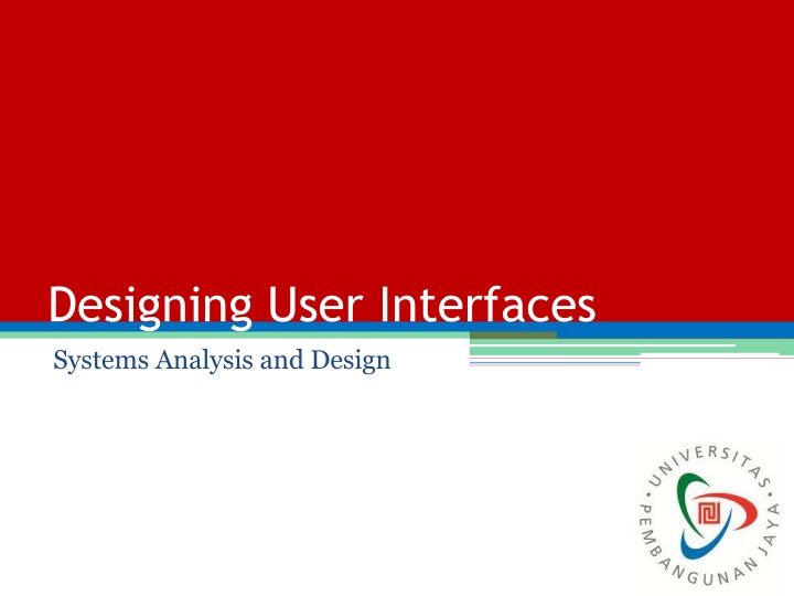 designing user interfaces systems analysis n.w