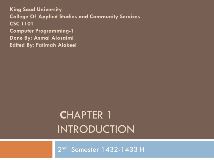 king saud university college of applied studies n.w
