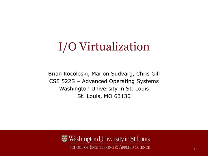 i o virtualization n.w