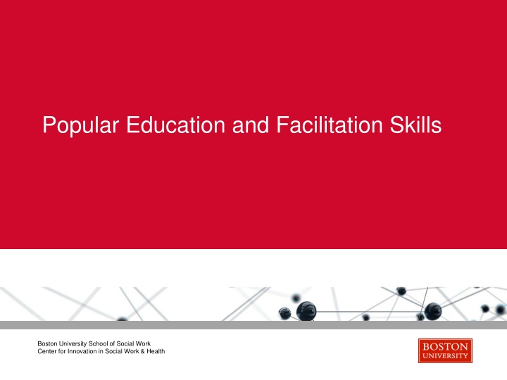 popular education and facilitation skills n.w