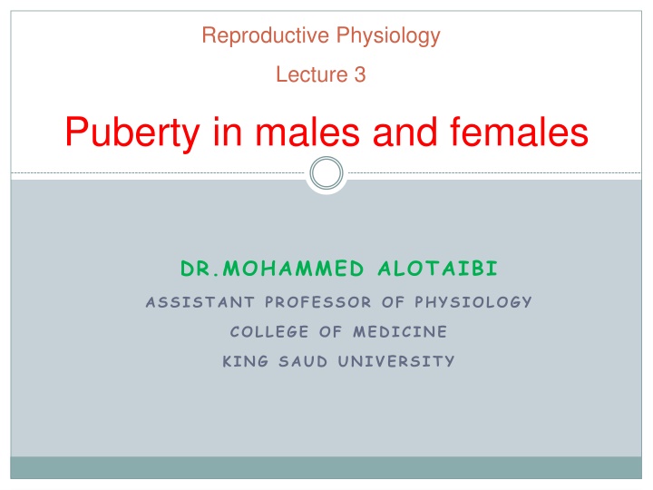 reproductive physiology n.w