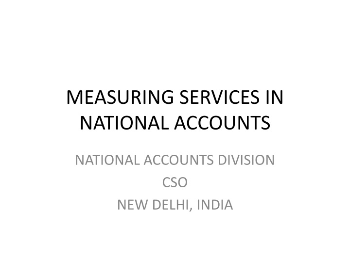 measuring services in national accounts n.w