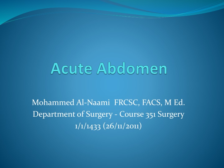 mohammed al naami frcsc facs m ed department n.w