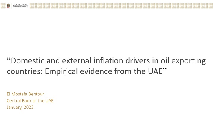 domestic and external inflation drivers n.w