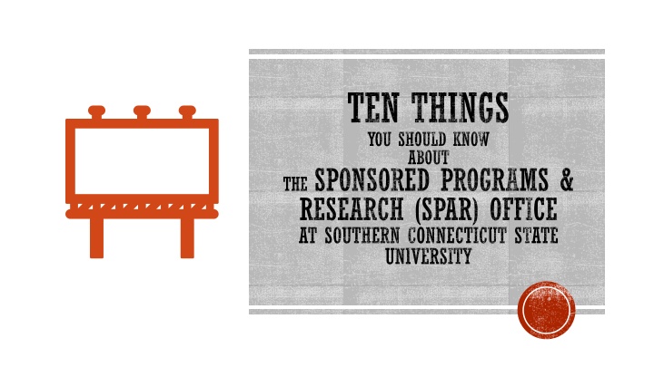 ten things you should know about the sponsored n.w