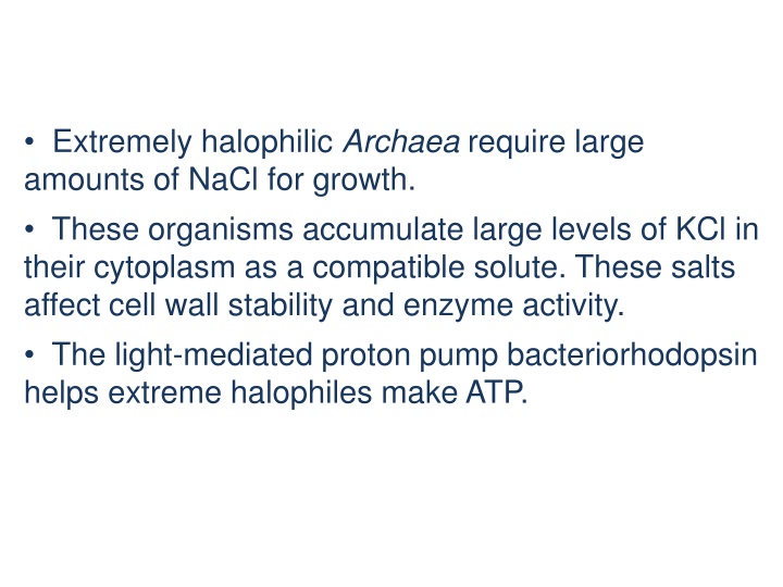 extremely halophilic archaea require large n.w