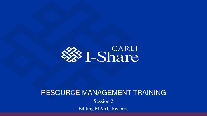 resource management training session 2 editing n.w