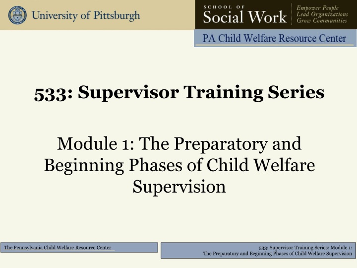 533 supervisor training series n.w
