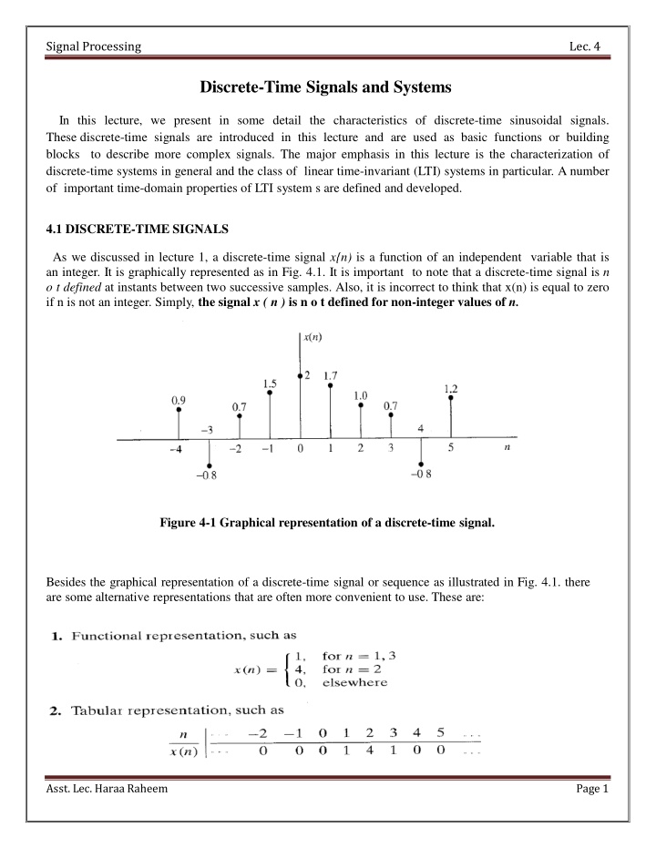 signal processing n.w