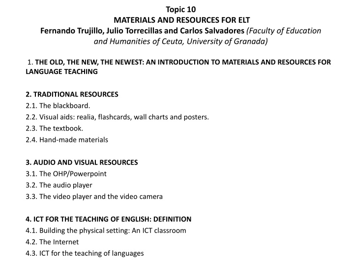 topic 10 n.w