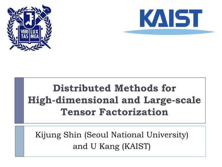distributed methods for high dimensional n.w