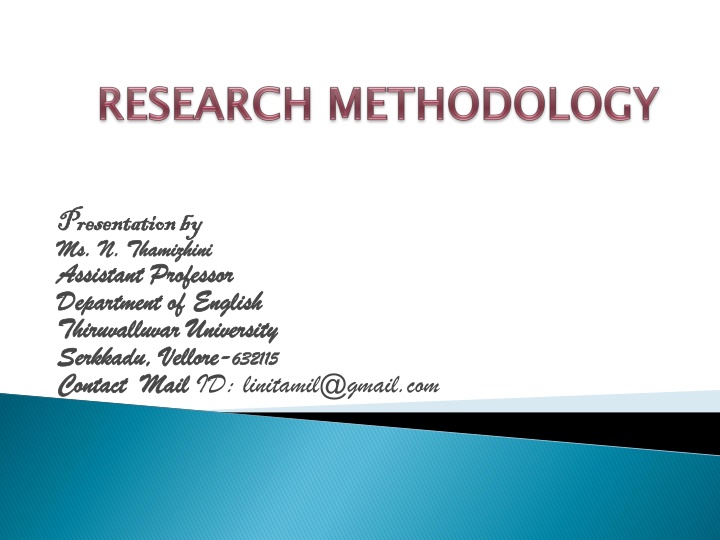 presentation by presentation by ms n thamizhini n.w
