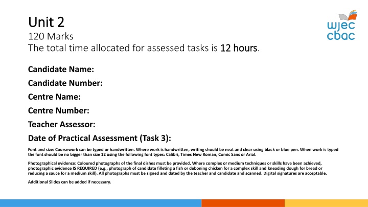 unit 2 unit 2 120 marks the total time allocated n.w