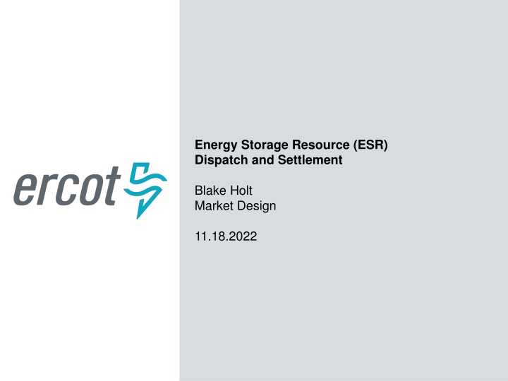 energy storage resource esr dispatch n.w