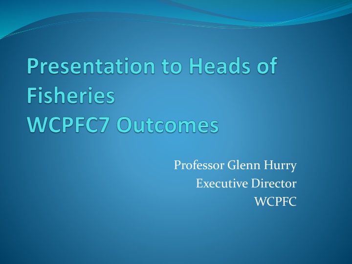 professor glenn hurry executive director n.w