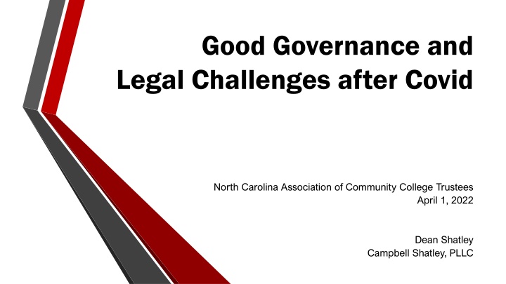 good governance and legal challenges after covid n.w