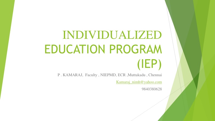 individualized education program n.w