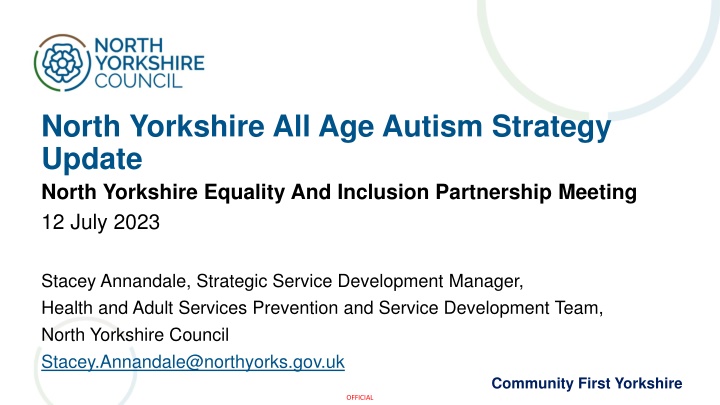 north yorkshire all age autism strategy update n.w