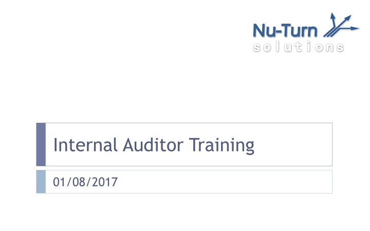 internal auditor training n.w