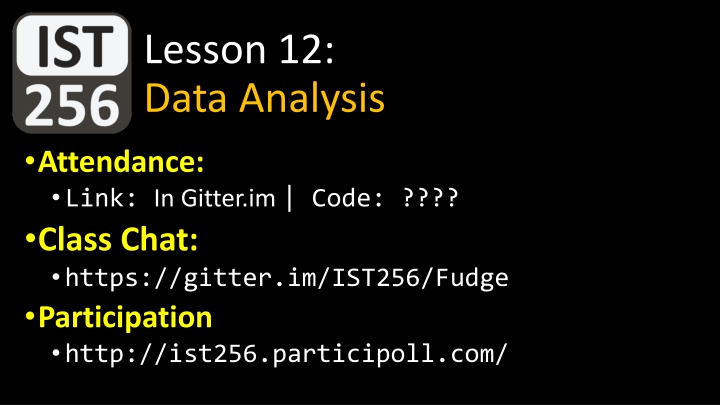 lesson 12 data analysis n.w