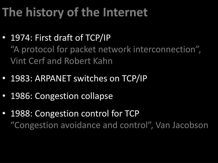 the history of the internet n.w