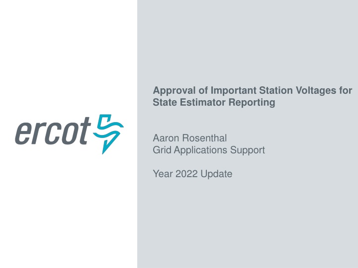 approval of important station voltages for state n.w