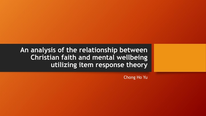 an analysis of the relationship between christian n.w