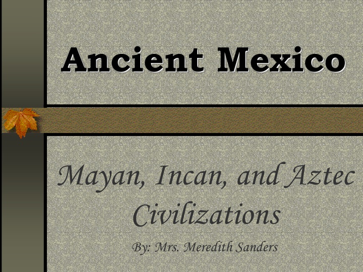 ancient mexico n.w