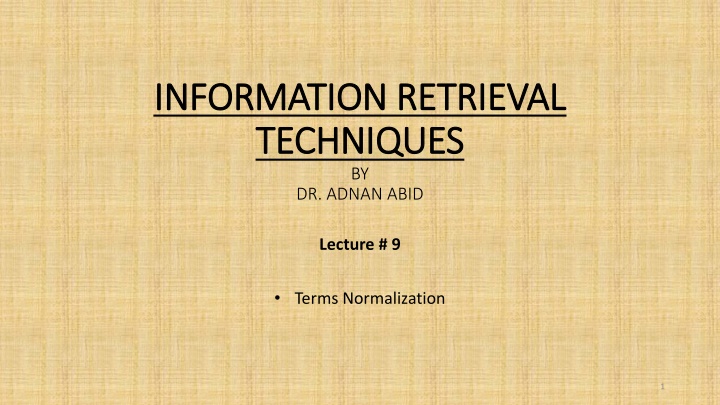 information retrieval information retrieval n.w