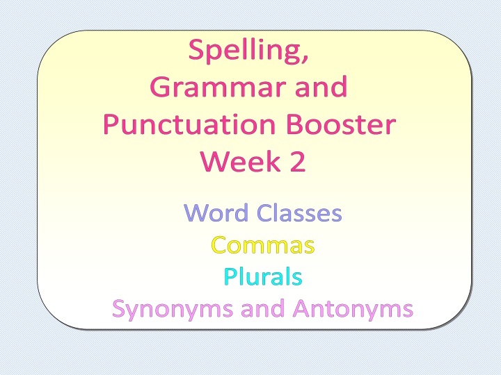 spelling grammar and n.w
