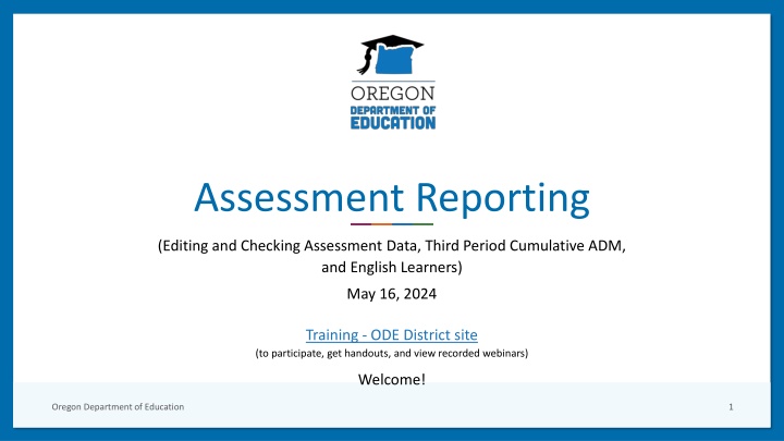 assessment reporting n.w