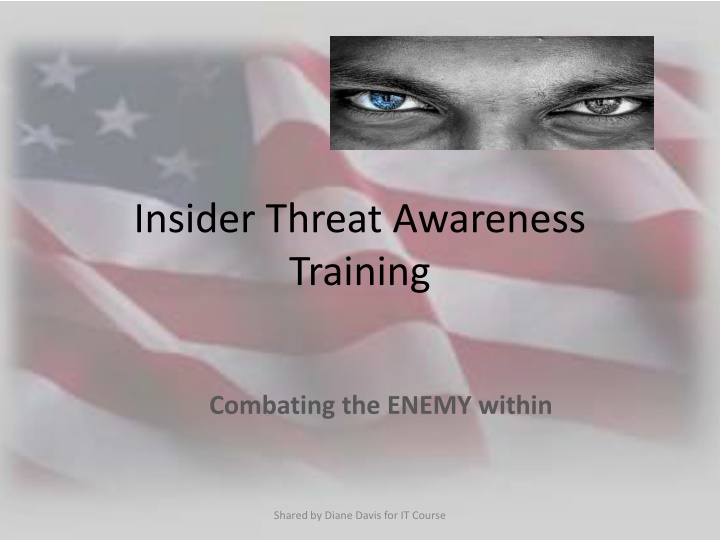 insider threat awareness training n.w